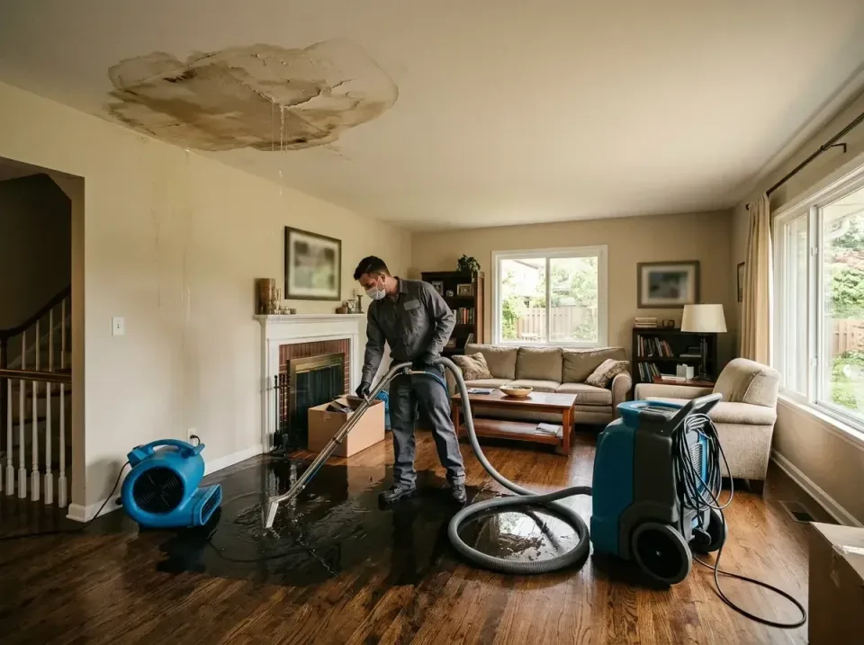 attic-pipe-burst-ceiling-drip-008 — frequently asked questions, Water Damage Restoration & Carpet Care in Johnson City, NY
